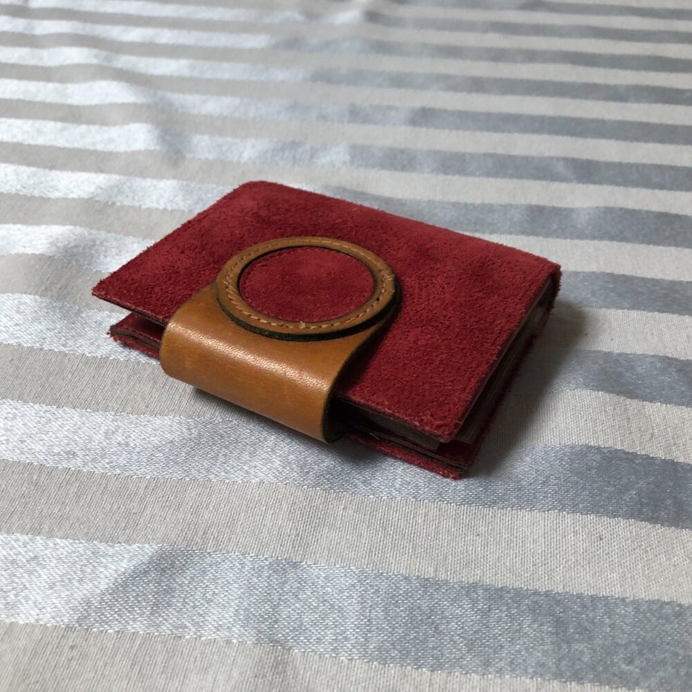 Vintage Baronet Wallet for Women 1960s Classic Fashion Accessory Genuine Maroon